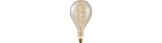 E27 4W XXL Filament LED pære - A157, 2000K, guld glas, dæmpbar, Flex filament