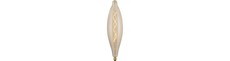 E27 4W XXL Flex filamentpære - 44cm, 2000K, guld glas, dæmpbar