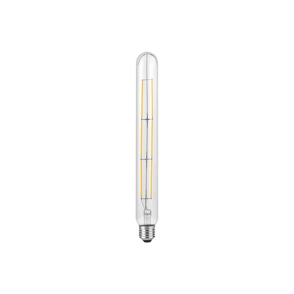 E27 4,5W dæmpbar LED filamentpære - Colorenta, 31,5cm, 2200K, klart glas, 460lm - Dæmpbar : Dæmpbar, Kulør : Ekstra varm