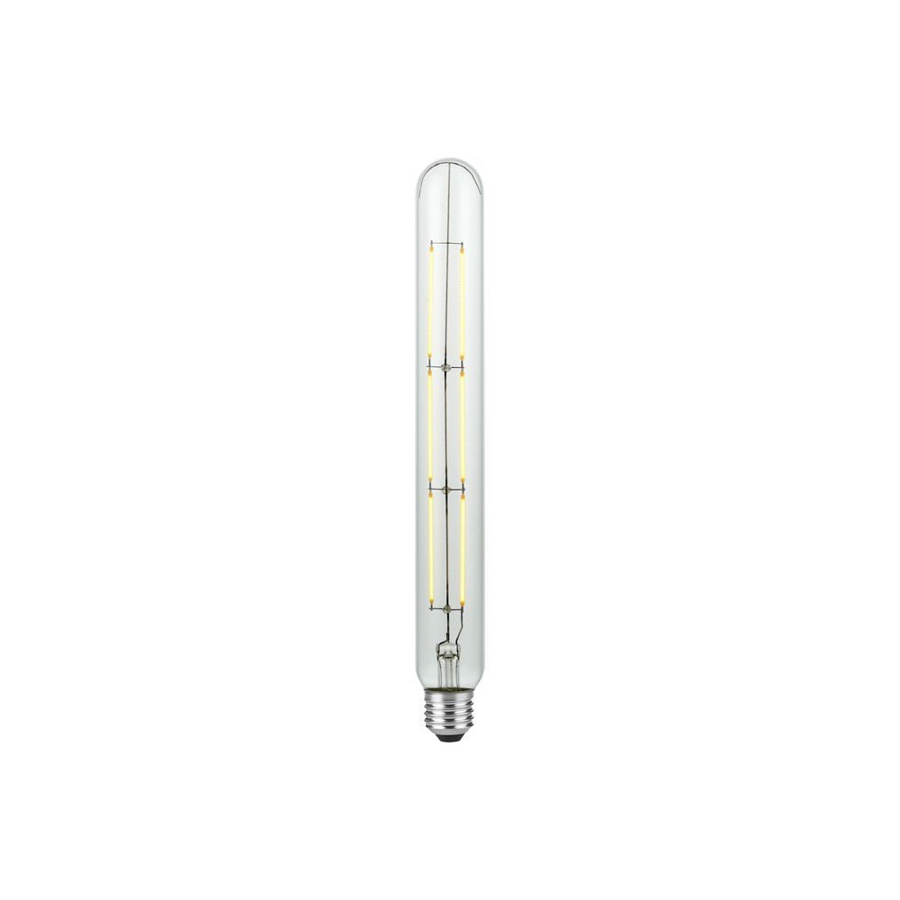 E27 4,5W dæmpbar LED filamentpære - Colorenta, 31,5cm, 2200K, klart glas, 460lm - Dæmpbar : Dæmpbar, Kulør : Ekstra varm
