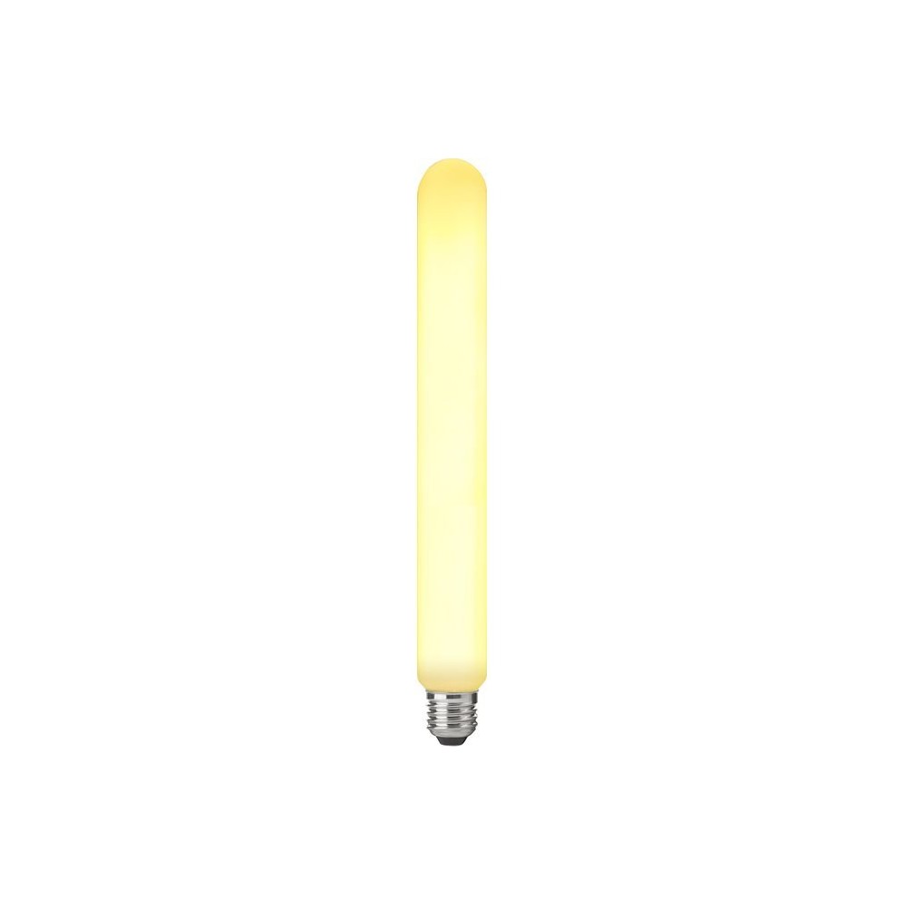 E27 6,5W dæmpbar LED filamentpære - 31,5cm, Colorenta, mat hvid, 2500K - Dæmpbar : Dæmpbar, Kulør : Ekstra varm