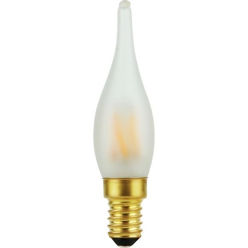 E14 1,8W dæmpbar LED kertepære - C23, Mini Tip, mat glas, 2700K