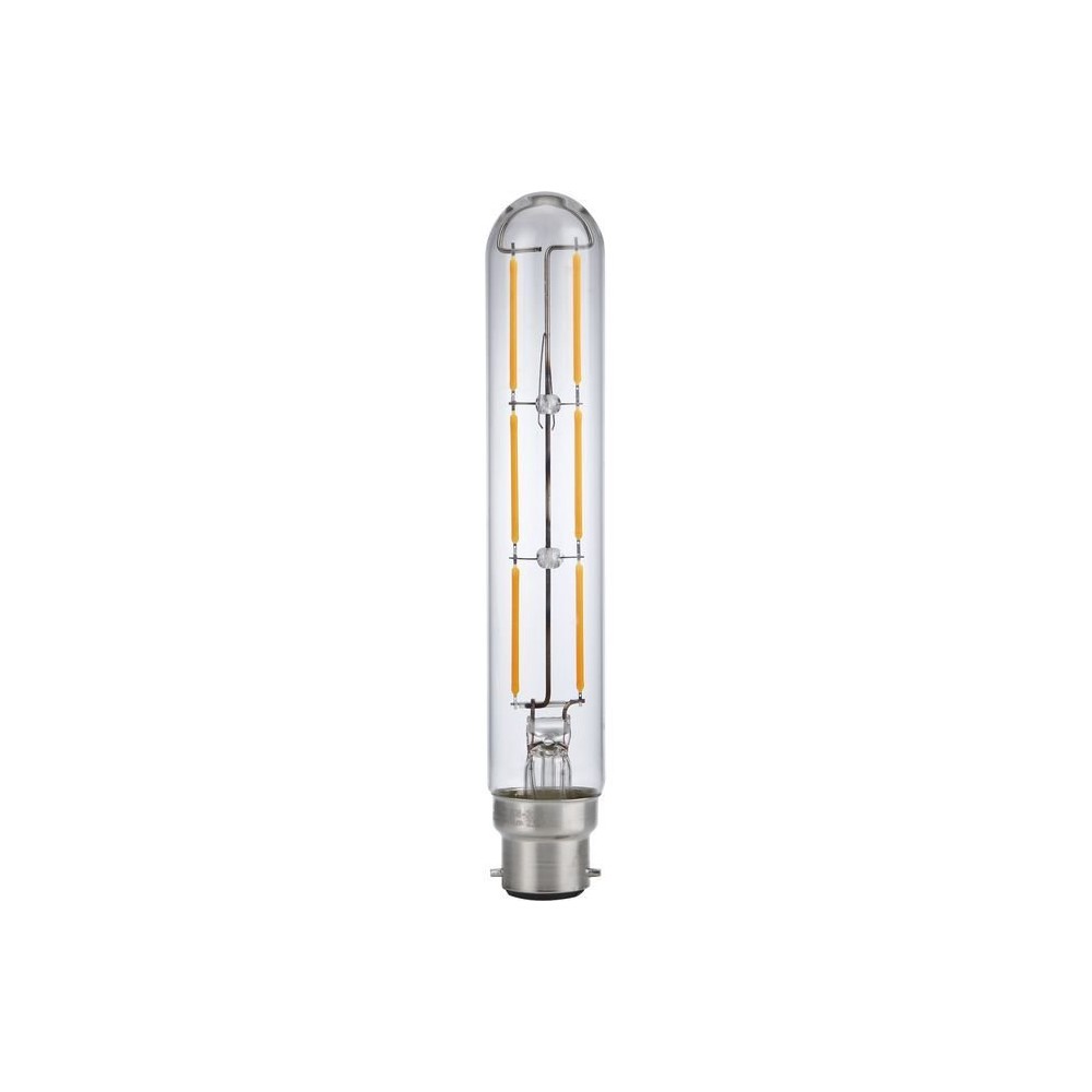 BA22d 5W dæmpbar LED Colorenta Short pære - 17,1cm, 470lm, 2200K, klart glas - Dæmpbar : Dæmpbar, Kulør : Ekstra varm