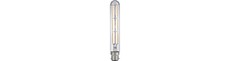 BA22d 5W dæmpbar LED Colorenta Short pære - 17,1cm, 470lm, 2200K, klart glas
