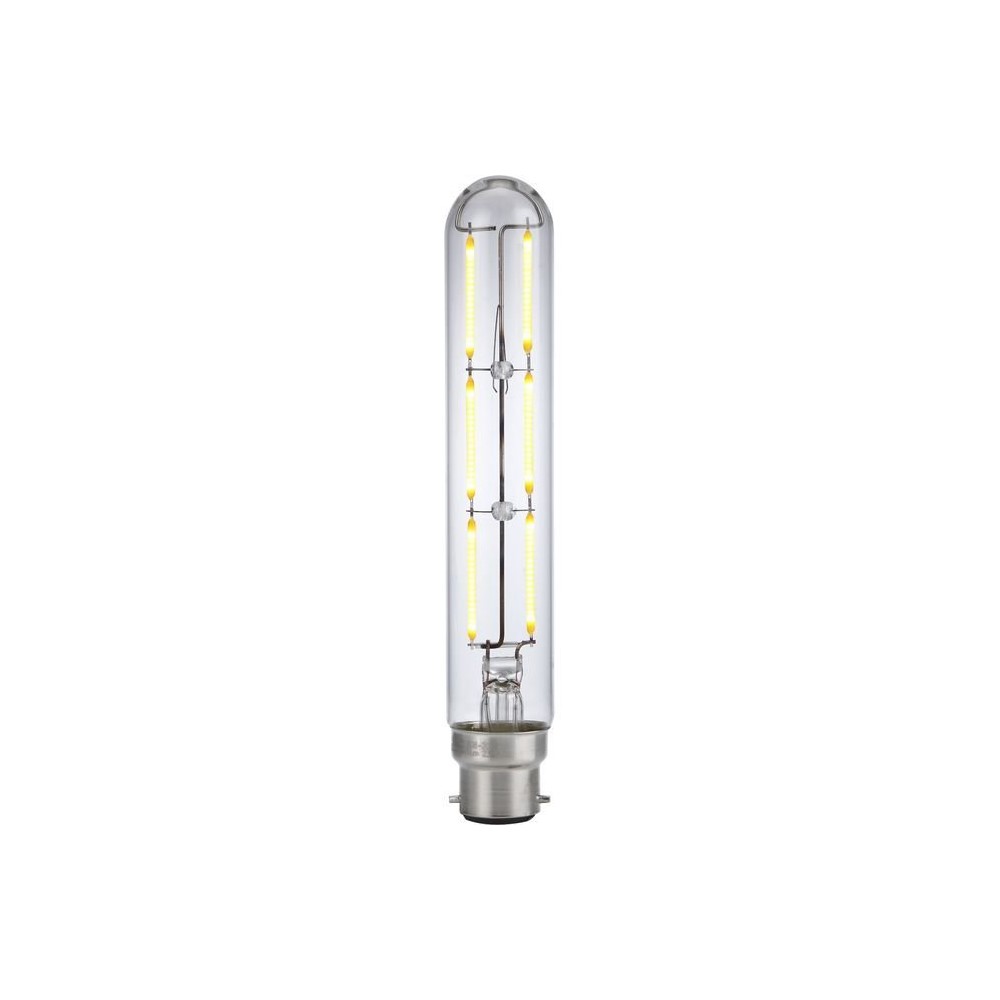 BA22d 5W dæmpbar LED Colorenta Short pære - 17,1cm, 470lm, 2200K, klart glas - Dæmpbar : Dæmpbar, Kulør : Ekstra varm