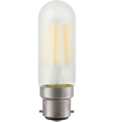 BA22d 5W dæmpbar LED rørpære - 9,5cm, filament, mat glas, 2700K
