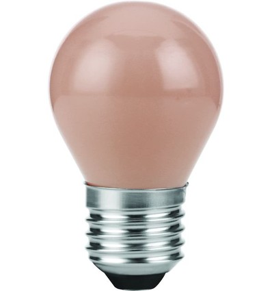 E27 4,5W dæmpbar LED kronepære - G45, Filament, 1800K Flame, 250lm