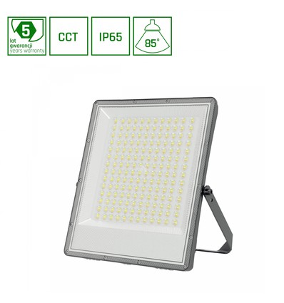 150W NOCTIS MAX CCT projektør - IP65, 3-i-1 CCT, grå, udendørs