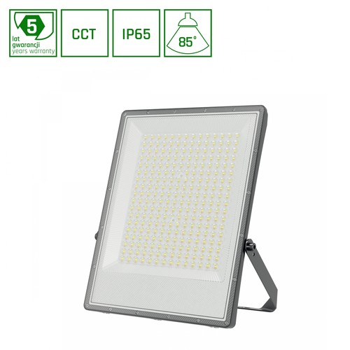 200W NOCTIS MAX CCT projektør - IP65, 3 lyskulører, grå, udendørs