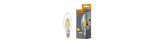 E14 6W filament kertepære - C37, neutral hvid