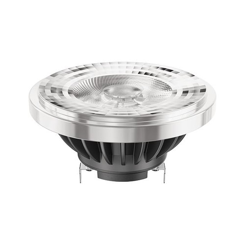 G53 AR111 12W LED pære, 12V - 1290lm, 36°, dæmpbar, varm hvid
