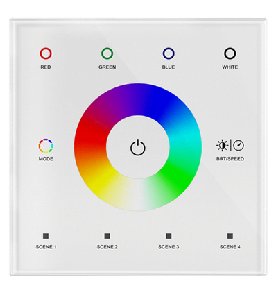 LEDlife rWave RGBW controller til væg - 12V-24V