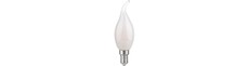 E14 2,5W dæmpbar LED kertepære med tip - C35, 250lm, opal glas, varm hvid