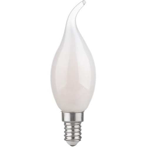 E14 2,5W dæmpbar LED kertepære med tip - C35, 250lm, opal glas, varm hvid