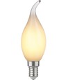 E14 2,5W dæmpbar LED kertepære med tip - C35, 250lm, opal glas, varm hvid