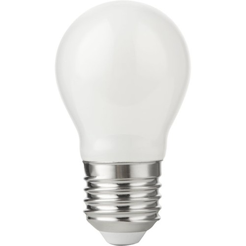E27 7W dæmpbar LED kronepære - G45, opal glas, 806lm, 2700K