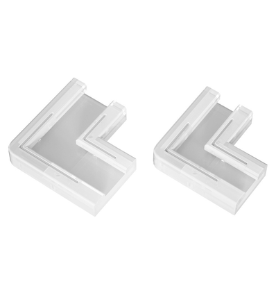 L-mellemled til enkeltfarvet LED strips - 8mm bred, 12V / 24V, COB