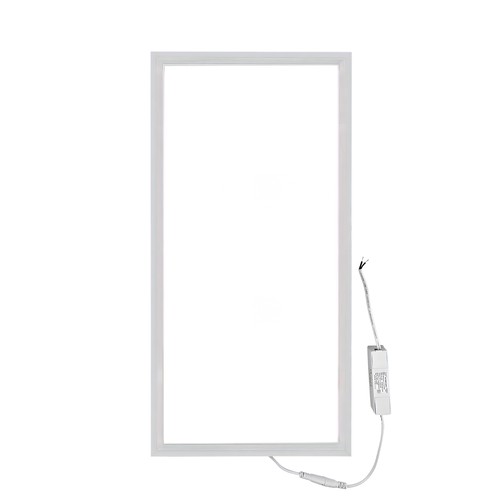 60x30 bagbelyst LED panel, 24W - Hvid kant