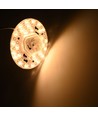 Ø13 cm / 18W LED indsats med linser - Flicker free, Valgfri CCT, erstat G24, cirkelrør og kompaktrør