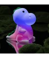 MOCHI Dinosaur natlampe i blød silikone - genopladelig, farveskift + varm hvid