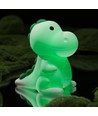 MOCHI Dinosaur natlampe i blød silikone - genopladelig, farveskift + varm hvid