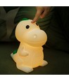 MOCHI Dinosaur natlampe i blød silikone - genopladelig, farveskift + varm hvid