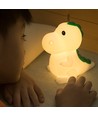 MOCHI Dinosaur natlampe i blød silikone - genopladelig, farveskift + varm hvid
