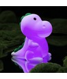 MOCHI Dinosaur natlampe i blød silikone - genopladelig, farveskift + varm hvid