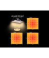 Quantum vækstlampe 120W - Inkl. ophæng, fuldt spektrum, uden blæser, justerbar lysstyrke, flicker free, IP65