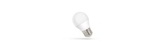 6W LED kronepære - G45, matteret glas, E27