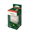 E27 5.5W dæmpbar LED kronepære - G45, Kultråd