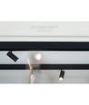 10W RA90 SHIFT skinnespot - 24 grader, Sort
