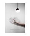 5W Dæmpbar SHIFT Smart-Globe P nedhængt kugle skinne lys ø100 - 165°, CCT, Sort, 81.5cm kabel, Zigbee