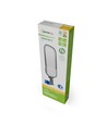 200W skumrings LED gadelampe - Skumringssensor, Ø60 mm, grå, IP65, IK09, 230V
