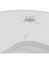 18W Nymphea Black & White loftlampe - Ø25cm, IP54, CCT, 130lm/W, sort/hvid kant
