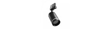 MADARA MINI II 3-faset skinnespot - Sort, GU10, IP20, uden lyskilde