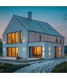 15W Versa CCT facade væglampe - 140lm/W, 3xCCT, dekorativ, to lysstyrker, IP65