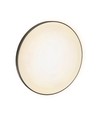 40W LED loftslampe - Ø48,5cm, Højde: 7cm, hvid kant, inkl. sort ring