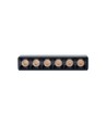 6W SHIFT Basic Grid XS Lineære Armatur - 11cm, 3000K, Sort