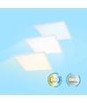 60x60 LED panel, 26W/36W/46W - Højde:34mm, 144lm/W, CCT, UGR19, Backlight, 5 års garanti