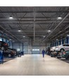 220x135mm Plateo 4 High Bay 100W - neutral hvid 230V 90° IP65 IK09 sort, med effektjustering 0-10V