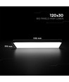 120x30 LED panel, 40W - 120lm/W, CREE chip, 6 års garanti, hvid kant