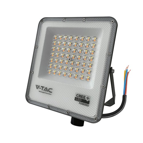 50W LED projektør - CCT 3-i-1, CREE chip, 6 års garanti, Slimline serien
