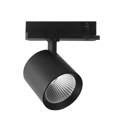 V-Tac 36W 3-faset skinnespot - CREE chip, sort, 3000K, 6 års garanti