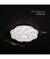 V-Tac 100W LED loftslampe dæmpbar CCT - Hvid, inkl. fjernbetjening, 3-i-1 farveskift