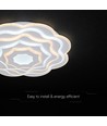 V-Tac 100W LED loftslampe dæmpbar CCT - Hvid, inkl. fjernbetjening, 3-i-1 farveskift