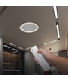 50W LED loftslampe - CCT, dæmpbar, grå, inkl. fjernbetjening
