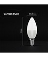 E14 5,5W dæmpbar LED kertepære - Cree chip, 4000K, 6 års garanti