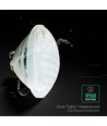 12W PAR56 LED poolpære - IP68 vandtæt, 3000K, varm hvid