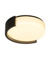 48W LED dekorativ loftslampe - Ø45cm, 3-i-1 CCT, dæmpbar, sort, inkl. fjernbetjening